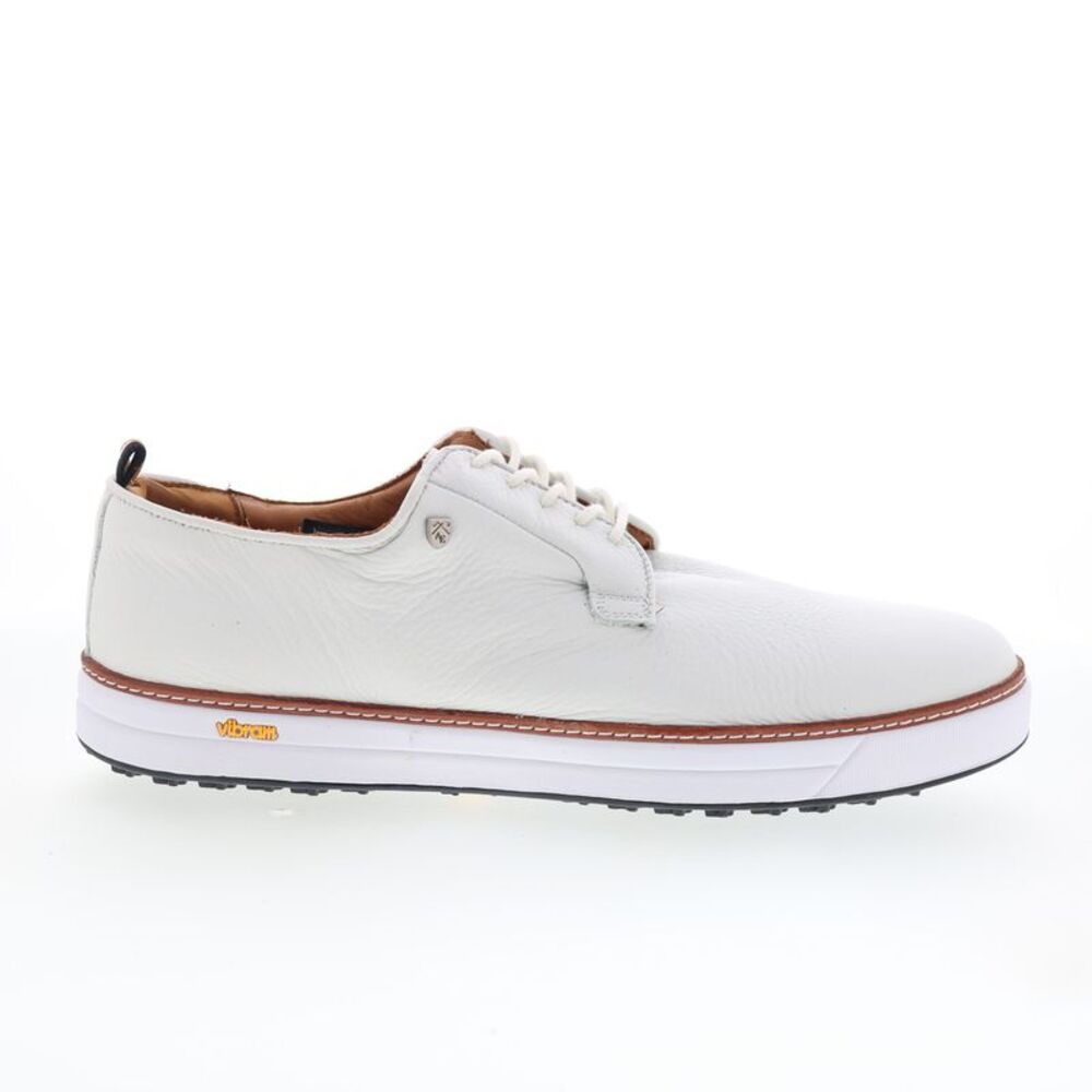 Allen Edmonds White and Brown Leather Athletic Shoe